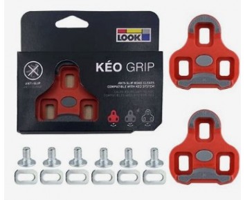 Look Keo Grip cleats, with 9 degrees of float